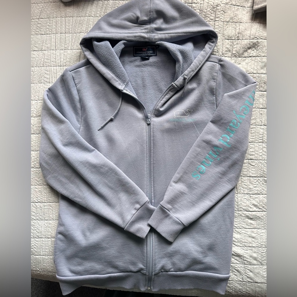 vineyard vines full zip sweatshirt